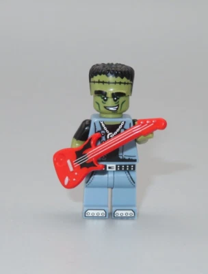 LEGO Monster Frankenstein Guitarra Coleccionable Serie 14 Minifigura Halloween Foto 1 de 2