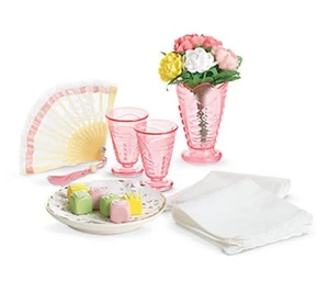 American Girl Samantha's Summertime Treats NIB Summer Flowers Fan Glasses - Picture 1 of 7