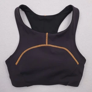 Lululemon Tough Train Sports Bra Womens 6 Black Racerback Running Athleisure - Picture 1 of 8