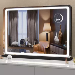 Vanity Mirror with Lights, 32" X 22" LED Makeup Mirror, Lighted Makeup Mirror wi - Picture 1 of 12