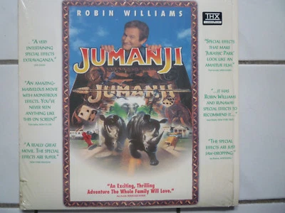 Jumanji (Fantasy Action Robin Williams Kirsten Dunst Rare US THX Laserdisc 1995) - Bild 1 von 2