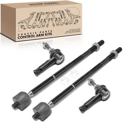 4Pcs Tie Rod End for Chevrolet Trax Buick Encore 2013-2022 Front Inner & Outer - Image 1 of 4