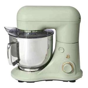 Stilvoller 5,3 Quart Standmixer von Drew Barrymore mit Edelstahlschüssel, salbeigrün - Bild 1 von 10