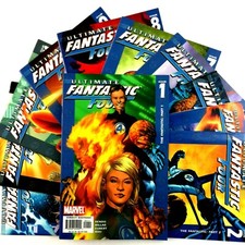 Ultimate Fantastic Four 11 Comic Lot 2004 Marvel 1 2 3 4 6 7 8 9 11 12 Annual 1