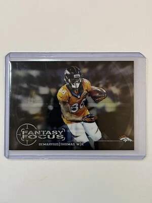 2014 Topps Fantasy Focus Demaryius Thomas Denver Broncos #FF-DT NM/Mint - Image 1 of 2