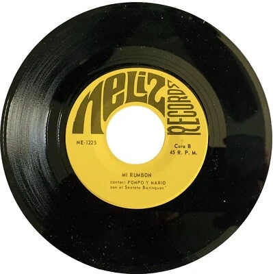 Sexteto Borinquen Con Pompo y Mario - Mi Rumbon (Descarga) - 7" 45 RPM's - Image 1 of 2