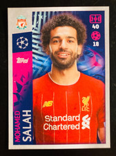 2019-20 Topps UEFA Champions League # 286 Mohamed Salah Liverpool sticker