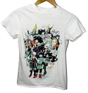 My Hero Academia Tee Shirt Size Small The Whole Gang Funimation White T-Shirt - Picture 1 of 4