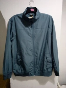 Williams & Brown Blue Casual Zipper Bomber Jacket Mens Size XL NWT - Picture 1 of 11