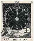 New Design Black & White The Star Tapestry Cotton Wall Hanging Home Decor Poster