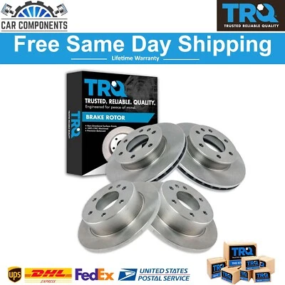 TRQ Brake Rotor Set Fits 07-18 Sprinter 2500 Sprinter 3500 - Image 1 of 4