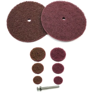 Cleaning Wheel Pack 180 400 Grit | Scotch Polishing Bench & Die Grinder Dremel - Picture 1 of 6