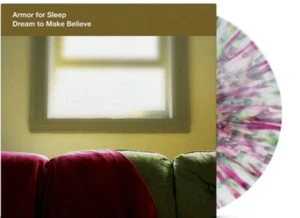 Armor For Sleep Dream to Make Believe LP White w/Green & Maroon Splatter Vinyl - Picture 1 of 1