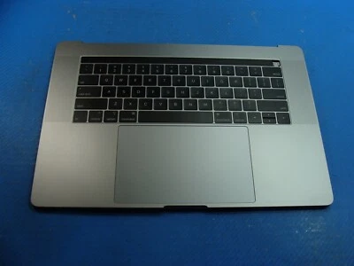 MacBook Pro A1990 2018 MR932LL/A 15" Top Case Handauflage mit Akku Grau 661-10345 - Bild 1 von 4