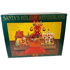 Vtg 1998 Maisto Santa's Holiday Wonderland Christmas Animated Musical Display **