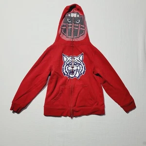 UA University of Arizona Boys Medium M Wildcats red hoodie Hockey football - Picture 1 of 5