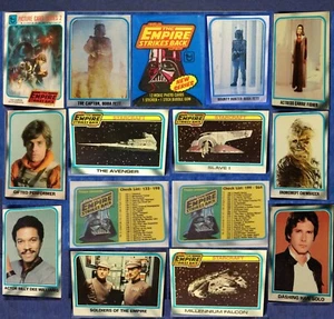 Vintage 1980 Topps Star Wars EMPIRE STRIKES BACK Series 2 Set & wrapper - Picture 1 of 3