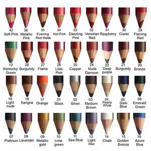 Waterproof eyeliner pencil green blue grey taupe silver USE AS EYESHADOW ALSO - Picture 1 of 74