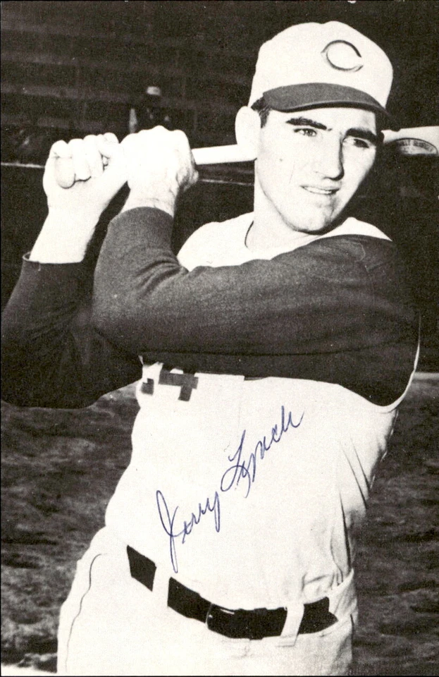 Jerry Lynch Reds d. 2012 Signed 3x5 Repo Postcard 178583 - Imagem 1 de 1