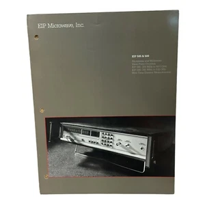 EIP MICROWAVE EIP 585 & 588 WAVE PULSE COUNTERS TECHNICAL DATA SHEET - Picture 1 of 1