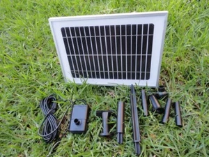 5w 500L Solar Submersible pump Outdoor POND Pool Garden WATER Fountain Feature - Picture 1 of 5