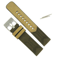 Diesel Original Spare Band Leather Wrist DZ1740 Watch Green Textile Strap 20 MM