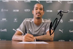 Foto autógrafa de fútbol americano de Plymouth Argyle firmada a mano por Nigel Lonwijk 4 - Imagen 1 de 1