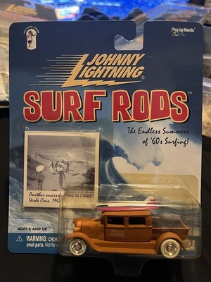 Johnny Lightning 1:64 1929 Ford Crew Cab Surf Rods Laguna White Lightning Mint - image 1 of 4