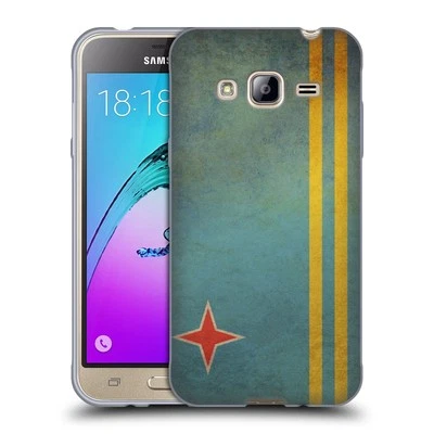 HEAD CASE DESIGNS VINTAGE FLAGS SET 5 SOFT GEL CASE FOR SAMSUNG PHONES 3 - Image 1 of 4