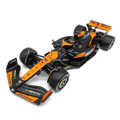 1:24 F1 McLaren MCL38 Modelo Coche Diecast 2024 Miami Grand Prix Oscar Piastri 81 Foto 1 de 4