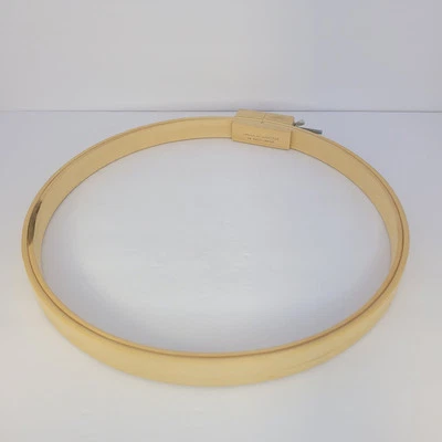 Wood Embroidery Hoop American Heritage 14" Round x 1"  Screw Tension - Quilting - Image 1 of 4