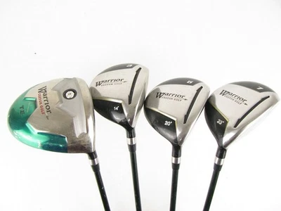 Juego de 4 Driver de madera de golf Warrior personalizados, 3w, 5w, 7w, con grafito regular Foto 1 de 4