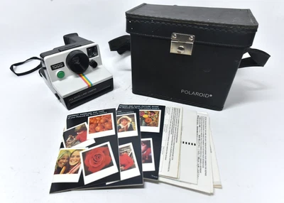 APPAREIL PHOTO ARGENTIQUE INSTANTANÉ VINTAGE POLAROID LAND CAMERA 1000 SX-70 SX70 TESTÉ FONCTIONNE - Photo 1/4