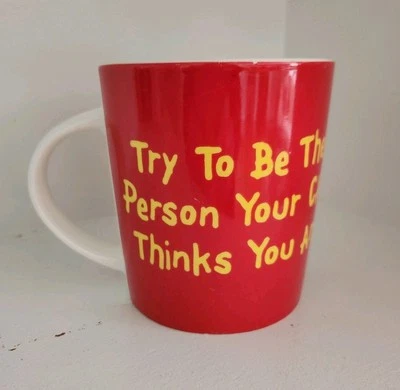 Taza Pfaltzgraff Sentiments *Trata de ser la persona que tu gato piensa que eres* 18 oz. Foto 1 de 4
