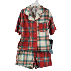 Art Class Short Sleeve Holiday Pajamas, Multi-color, Youth Sz L, NWT - Picture 1 of 8