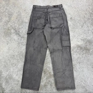 FUBU Jeans Herren 36x34 grau Carpenter y2k Baggy Hip Hop Skater 90s Grunge - Bild 1 von 9