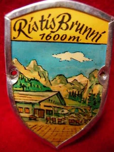 Ristis Brunni hiking medallion stocknagel G1809 - Picture 1 of 1