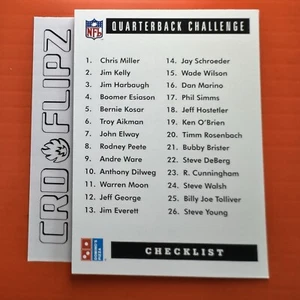 Upper Deck Domino's The Quarterbacks 1991 #50 lista de verificación CL - Imagen 1 de 2
