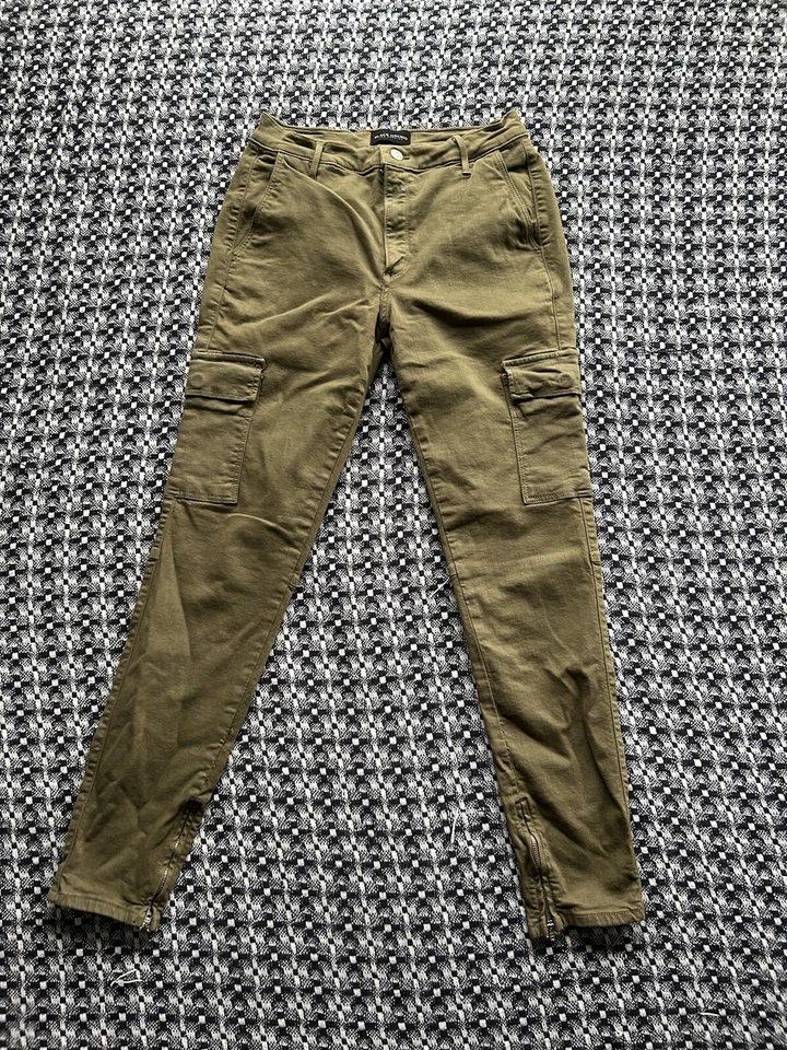 Pantalones cargo ajustados negros orquídea verde oliva talla 28 Foto 1 de 4