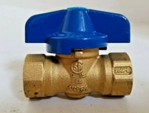 PREMIER SAFETY PUSH GAS VALVE , 1/2 inch FIP - MADE IN ITALY - FREE SHIPPING - Picture 1 of 7