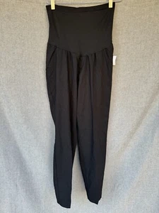 The Maia Secret Fit Belly 1X Plus Size Rayon Skinny Leg Maternity Ankle Pants - Picture 1 of 6