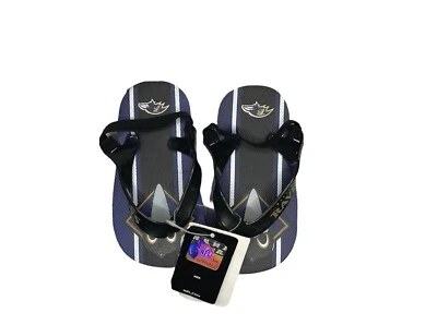 NWT NFL BALTIMORE RAVENS TODDLER YOUTH FLIP FLOP FLOPS SANDALS SHOES S 5 6 - Image 1 of 4