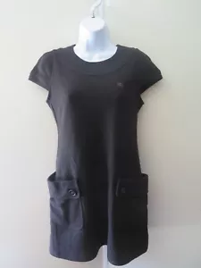Genuine Burberry ladies Black Mini dress M UK 10 Euro 38 - Picture 1 of 6