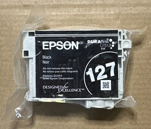EPSON 127 Schwarz TINTENPATRONE WERKSEITIG VERSIEGELT / ORIGINAL / NEU / T127 - Bild 1 von 4