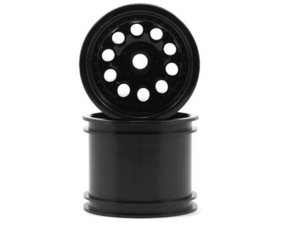 RPM "Revolver 10 Hole" Associated Front Wheels (2) (Black) (Pins) [RPM82042] - Image 1 of 2