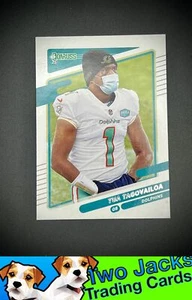 Tua Tagovailoa #61b 2021 Donruss No Helmet Miami Dolphins - Picture 1 of 2