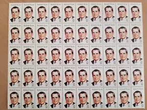 Hoja completa de 50 estampillas de Richard M. Nixon President #2955 32 centavos montada sin montar og - Imagen 1 de 1