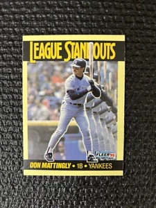 1990 Fleer League Standouts Don Mattingly #2 New York Yankees NM+ - Picture 1 of 2