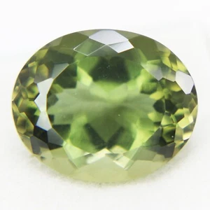 Natural Demantoid Garnet Green 14.50 Ct Oval Shape Loose Gemstones Certified - Picture 1 of 6