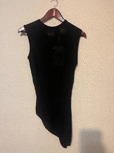 New with Tag CHEAP MONDAY Stockholm Asymmetrical Hem and Open Weave Knit Small - Picture 1 of 3